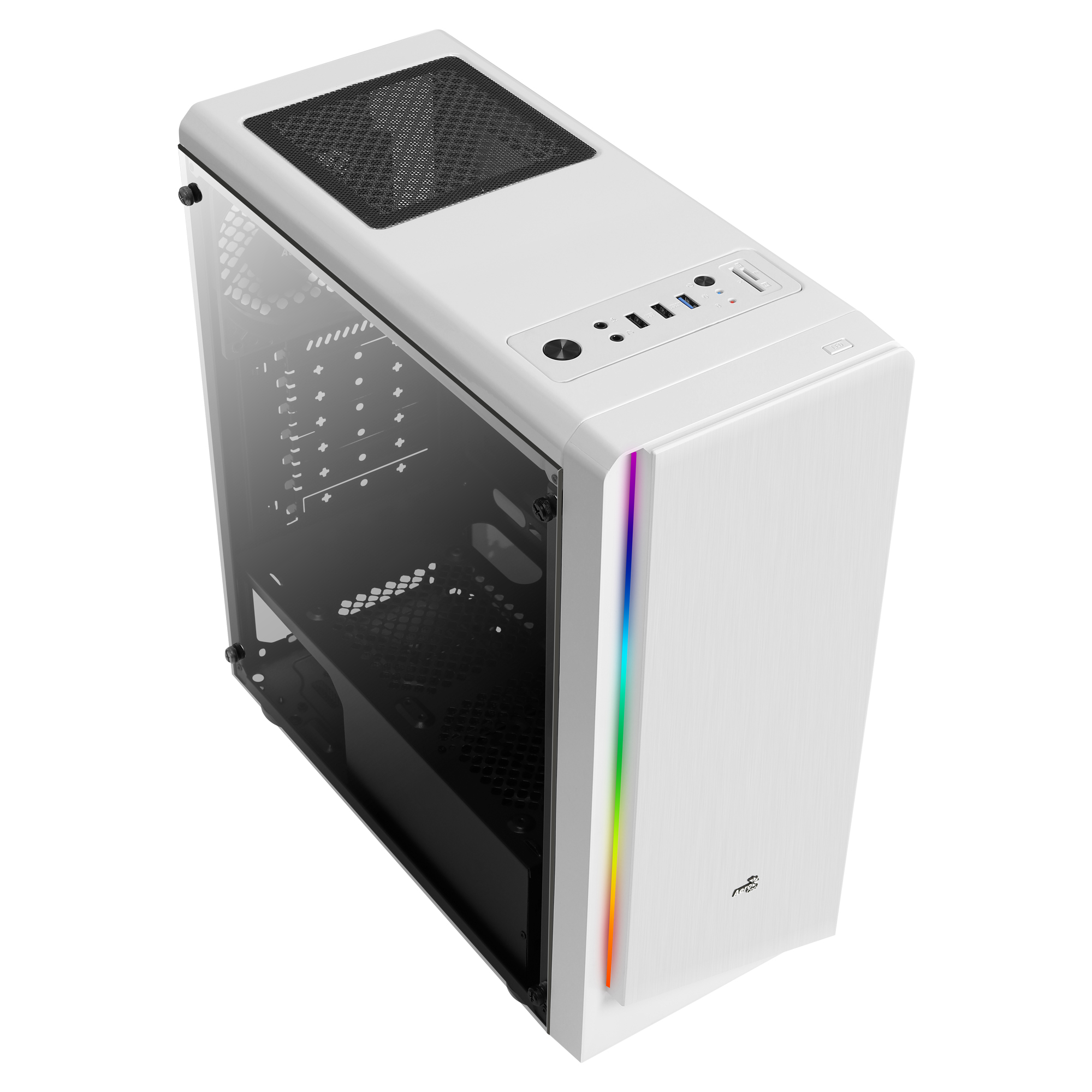 AeroCool Geh Midi Rift White MicroATX/ATX/MiniITX o.N.