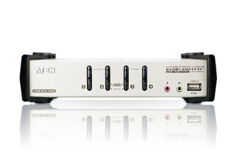 Aten CS1734B - KVM-/Audio-/USB-Switch - 4 x KVM/Audio/USB