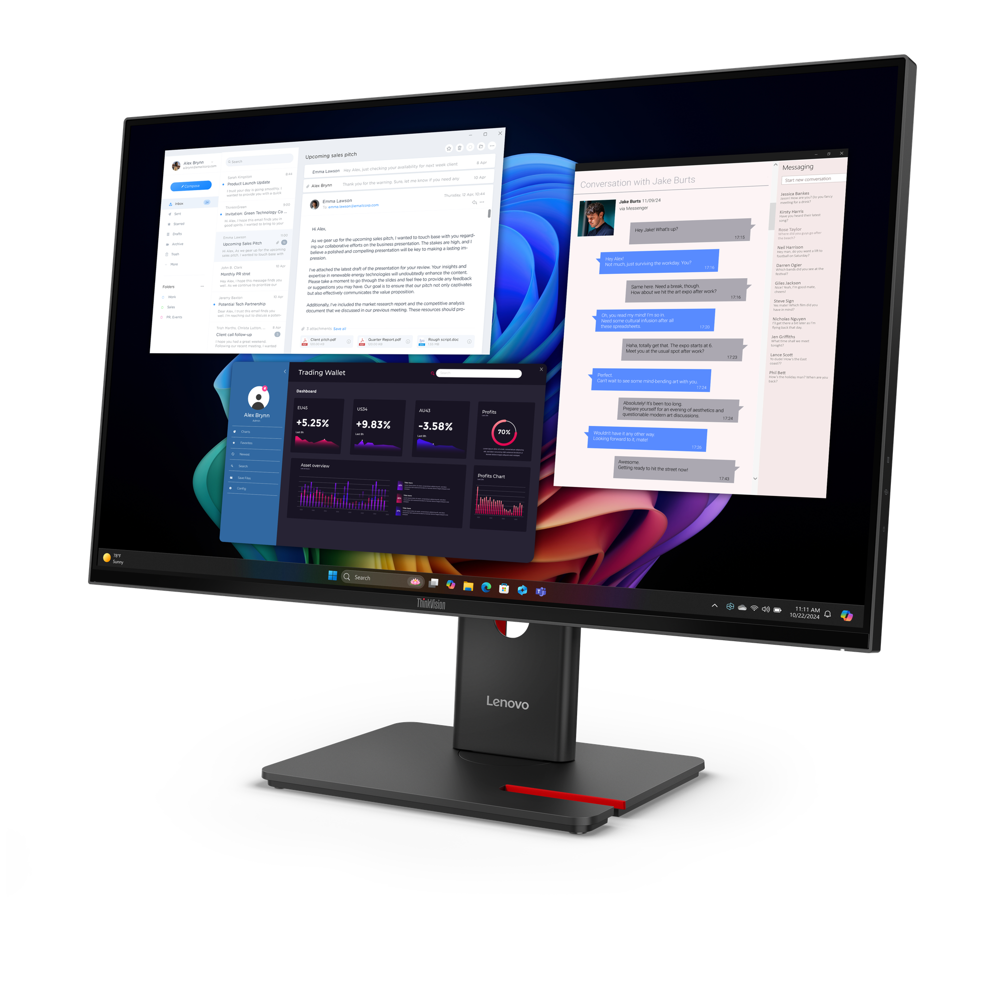 T27UD-40 27.0 4K UHD IPS 16:9 350CD/M L/T/P/S ENET USB-C