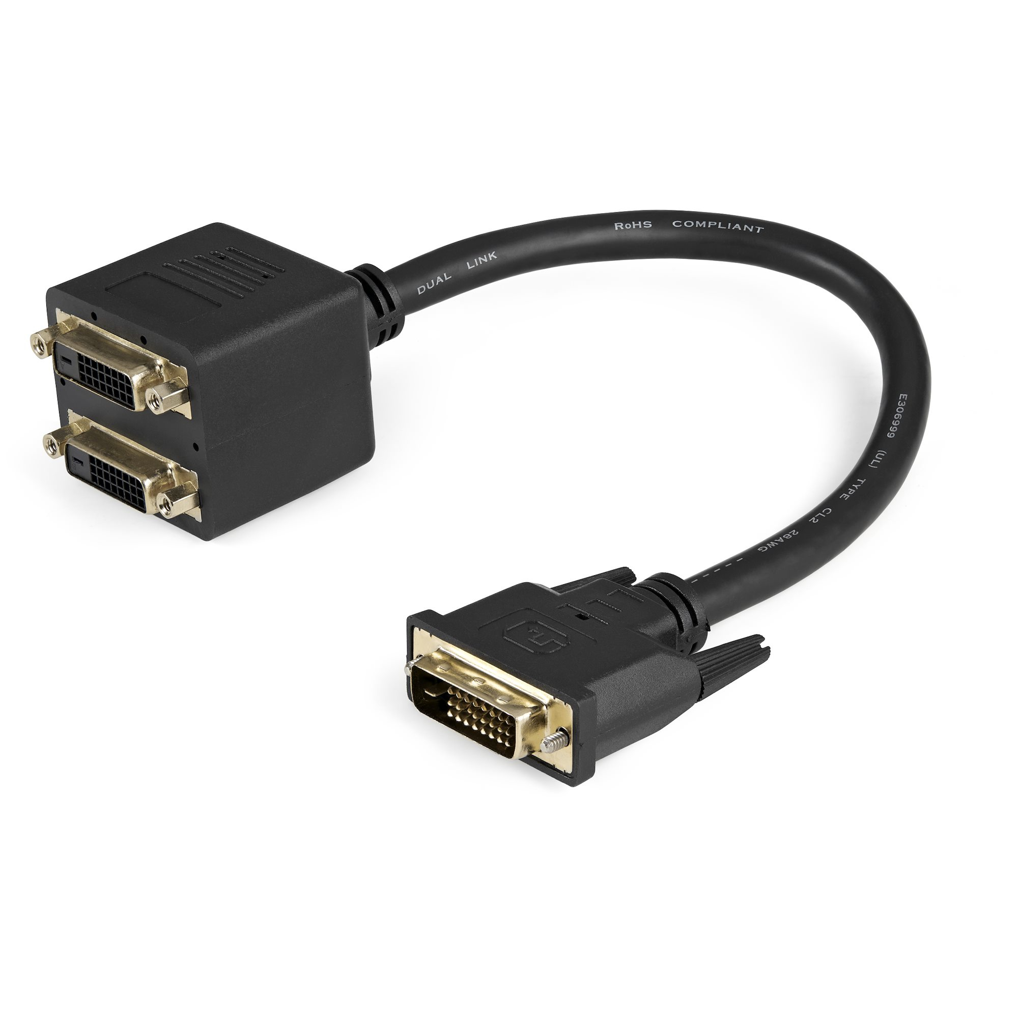 1FT DVI-D VIDEO SPLITTER CABLE .
