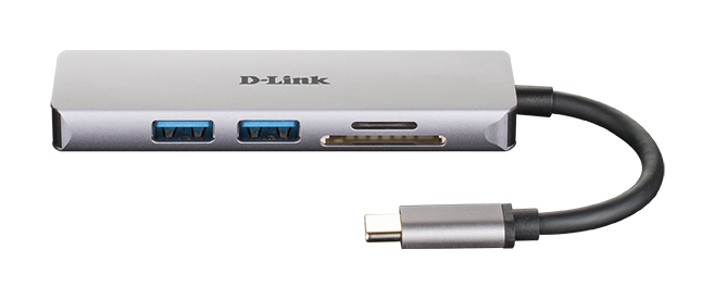 D-Link DUB-M530 5-in-1 USB-C Hub mit HDMI/SD-Reader retail