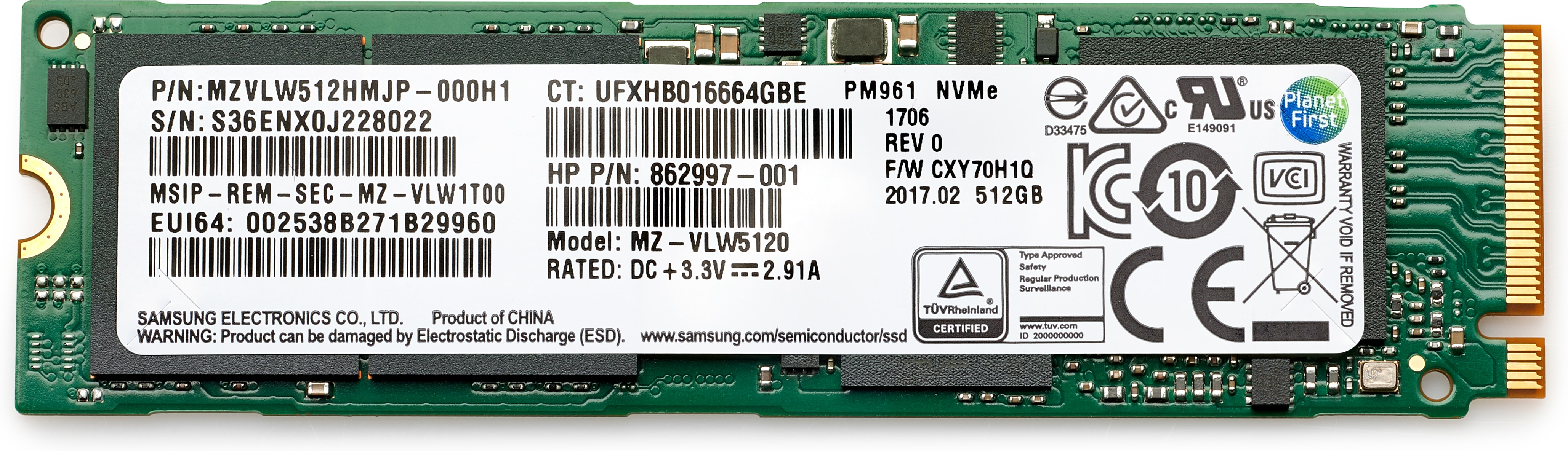 1TB PCIE NVME TLC SSD .