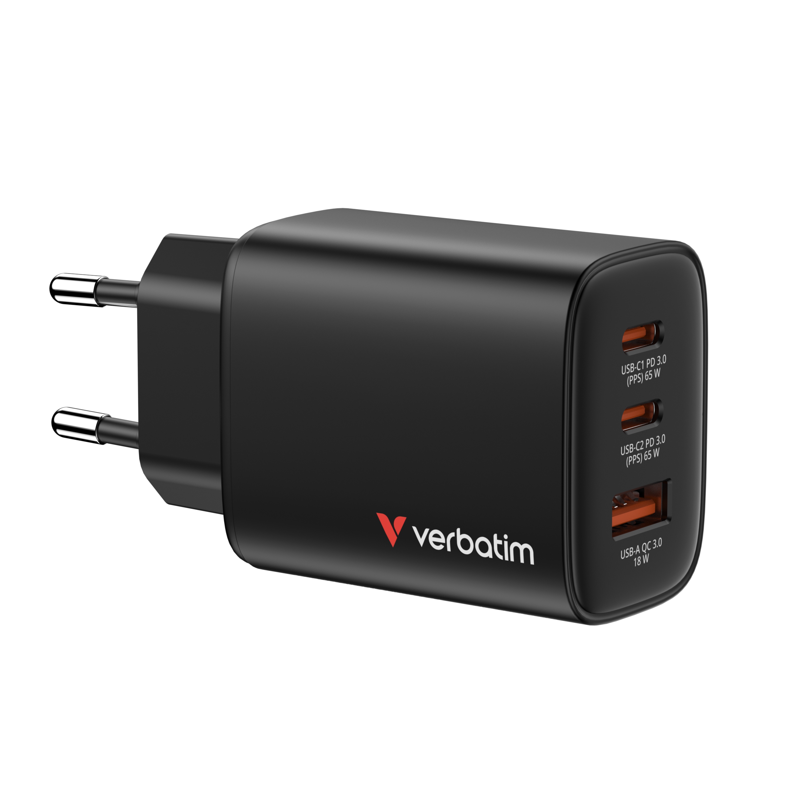 verbatim Essential Ladeadapter schwarz, 65 W