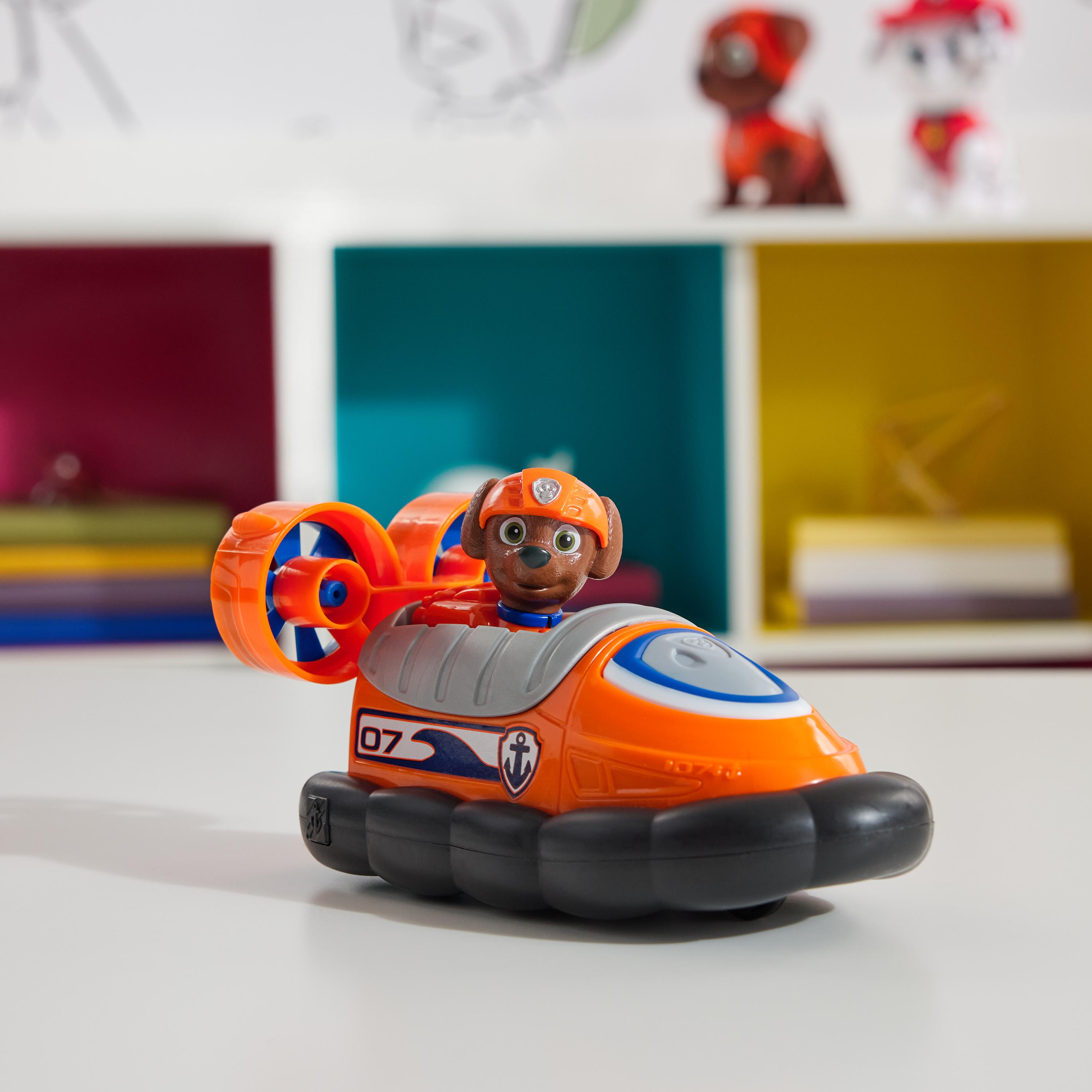 Paw Patrol - Luftkissenboot mit Zuma Hundefigur, Spielfahrzeug
