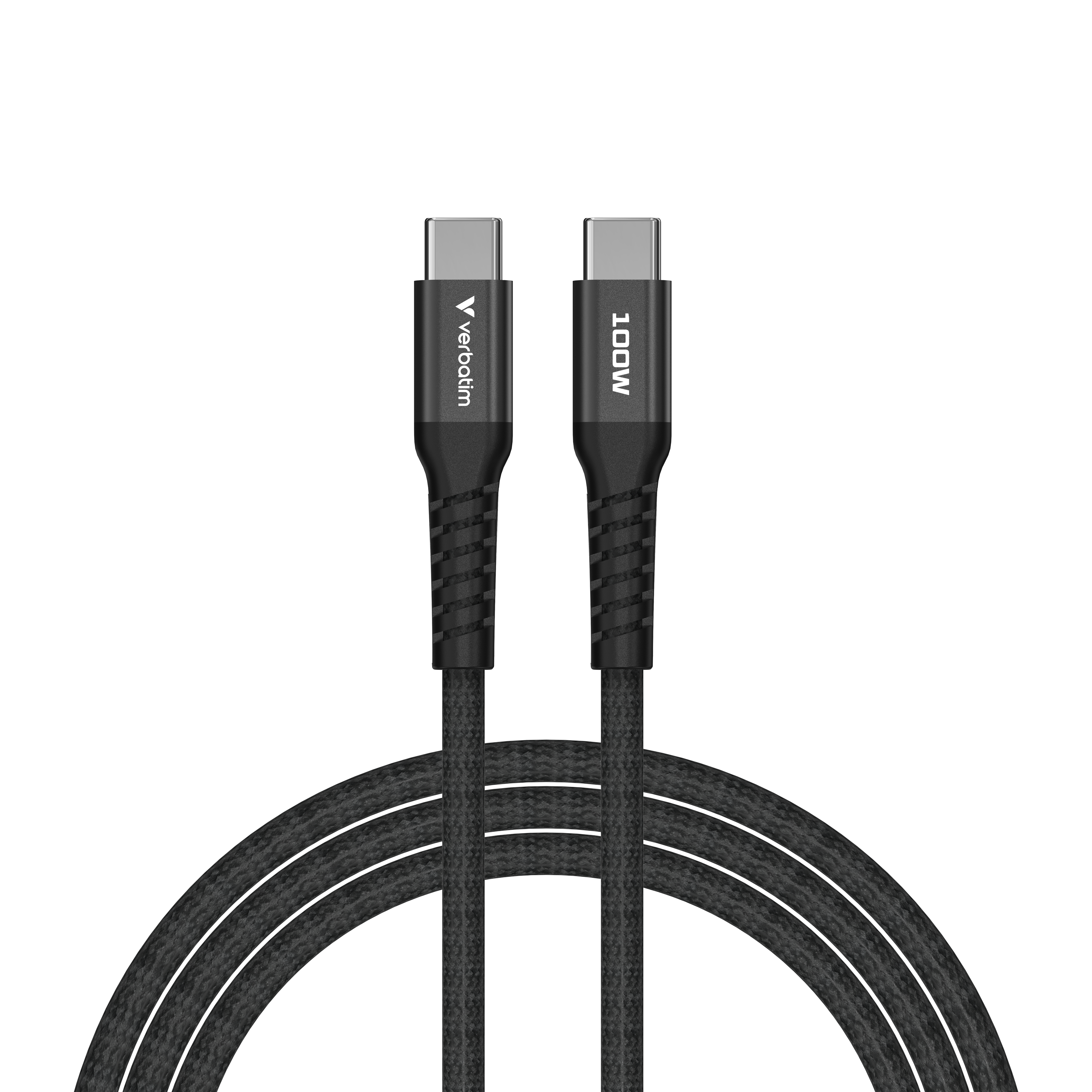 verbatim Sync & Charge Magnetkabel Ladekabel schwarz, Kabellänge: 1,2 m, 100 W