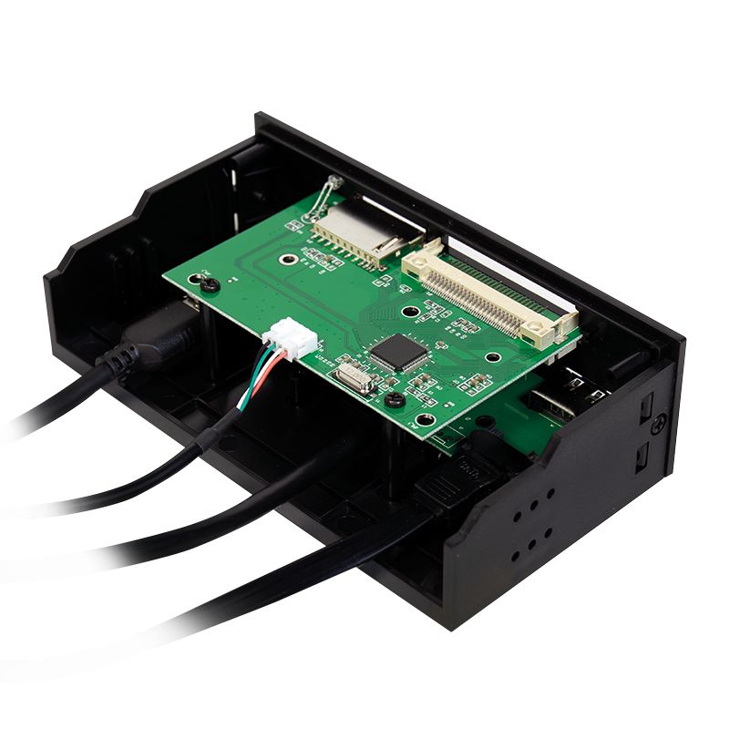 Logilink USB HUB 3.0 mit 6-fach Kartenleser schwarz