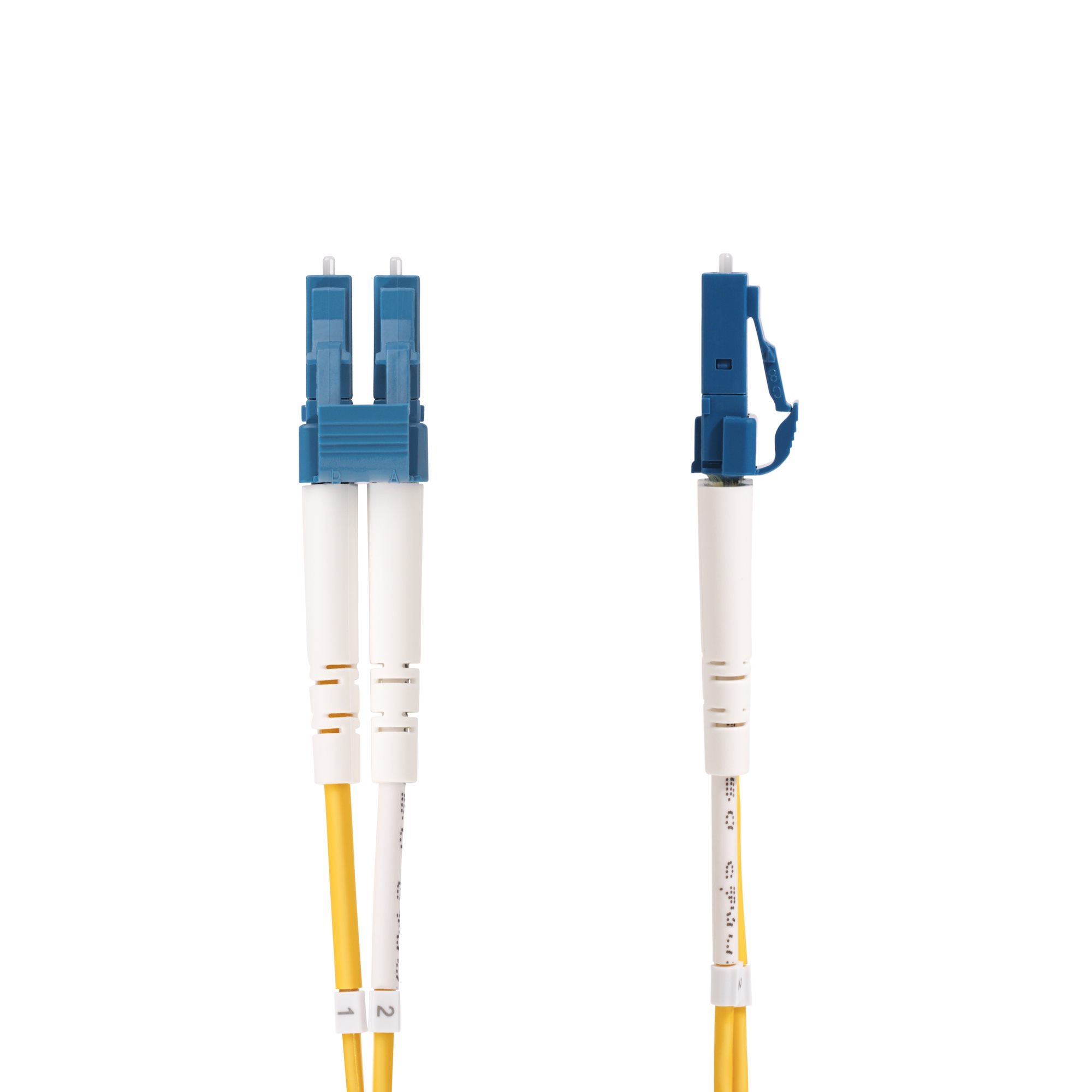 STARTECH.COM 2m OS2 LWL Patchkabel LC zu SC UPC Singlemode Duplex 9/125um 10G Kabel LSZH Glasfaserkabel LC auf SC