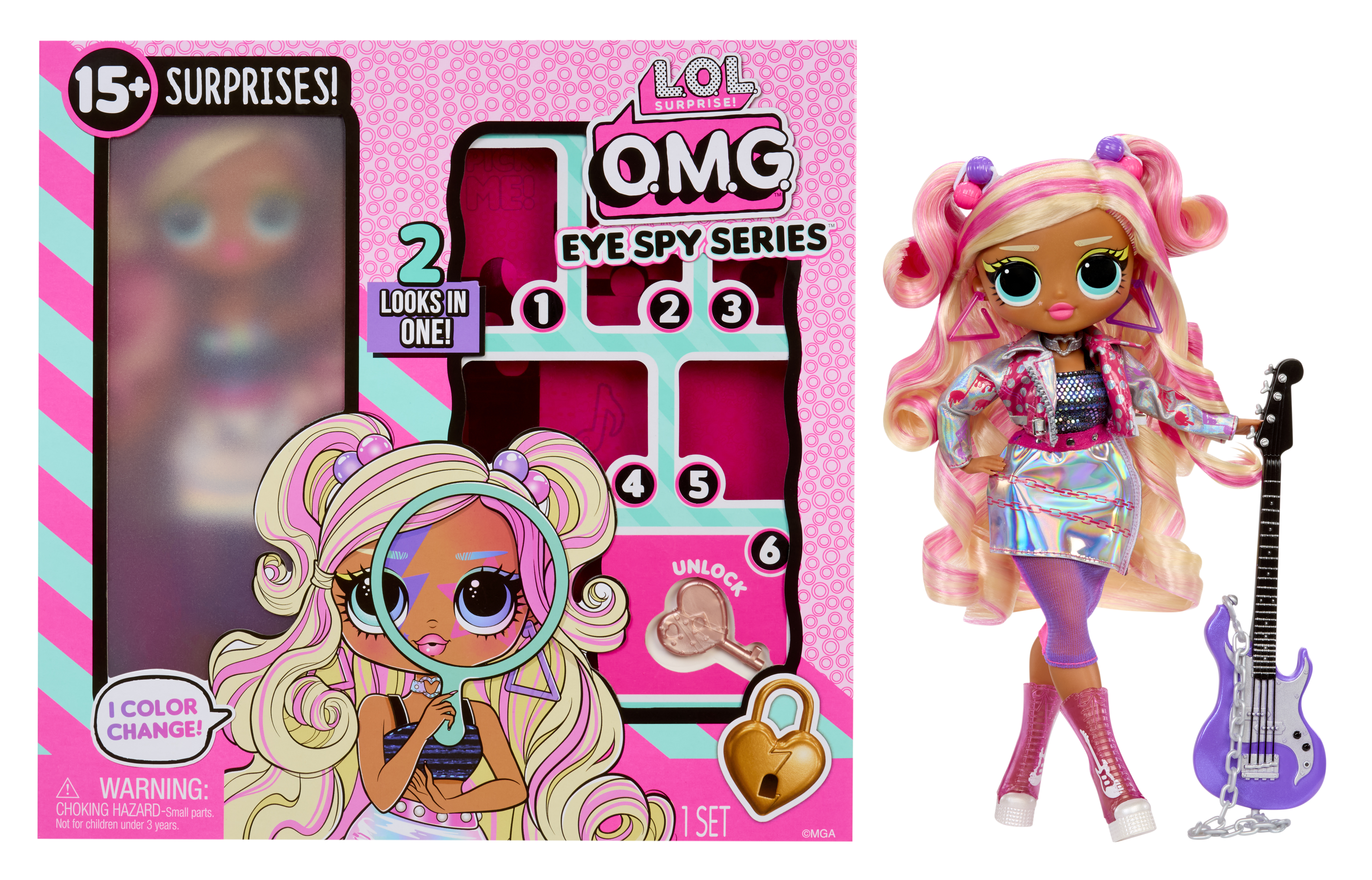L.O.L. Surprise OMG Eye Spy - Rockstar, Puppe