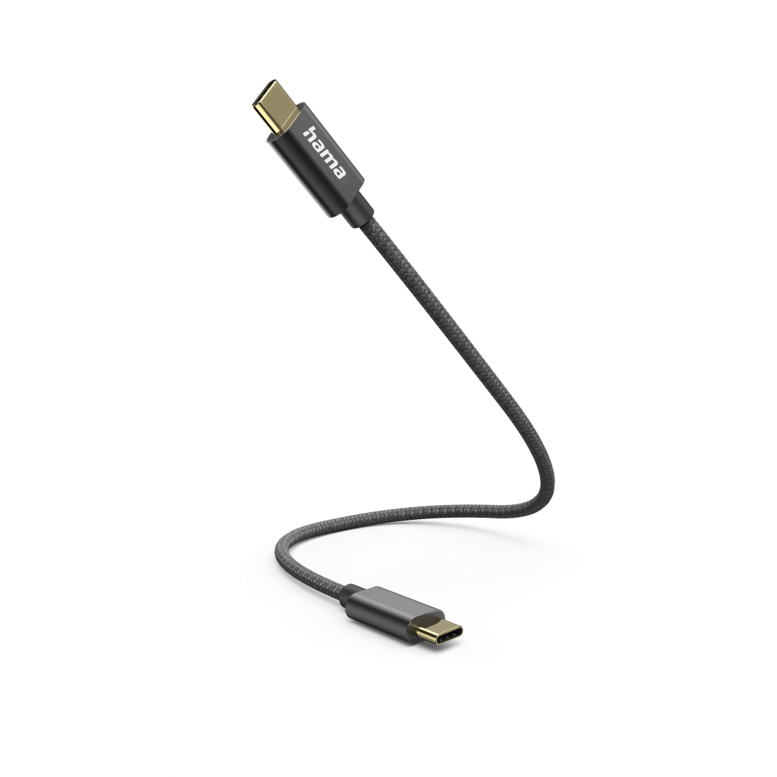 hama Ladekabel schwarz, Kabellänge: 0,2 m