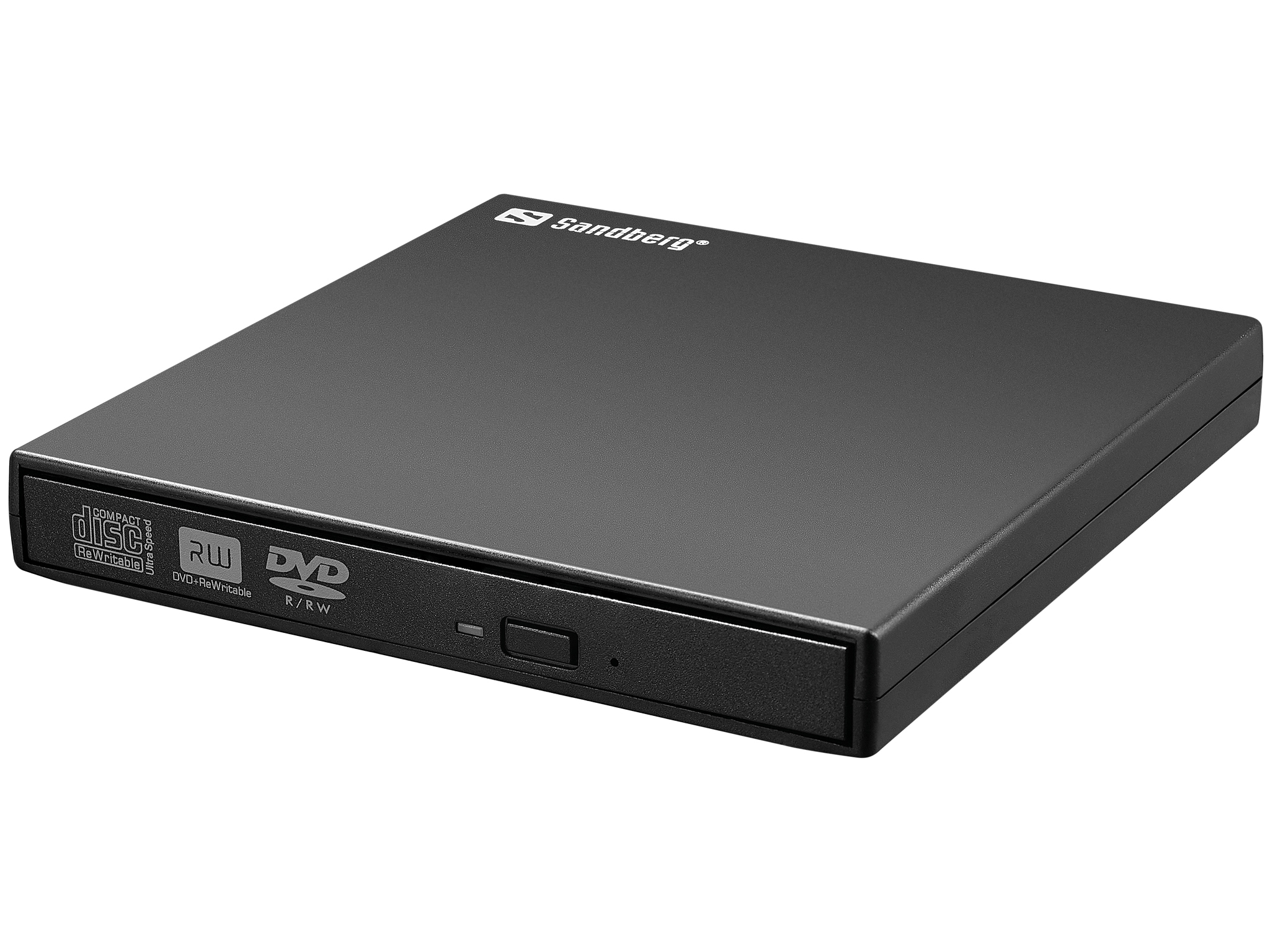 SANDBERG USB Mini DVD Brenner extern, schwarz