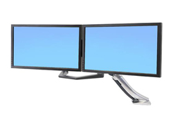 ERGOTRON Dualmonitor und Griff-Kit 23,2-66cm 17-26Zoll max.16kg VESA 75x75 100x100mm