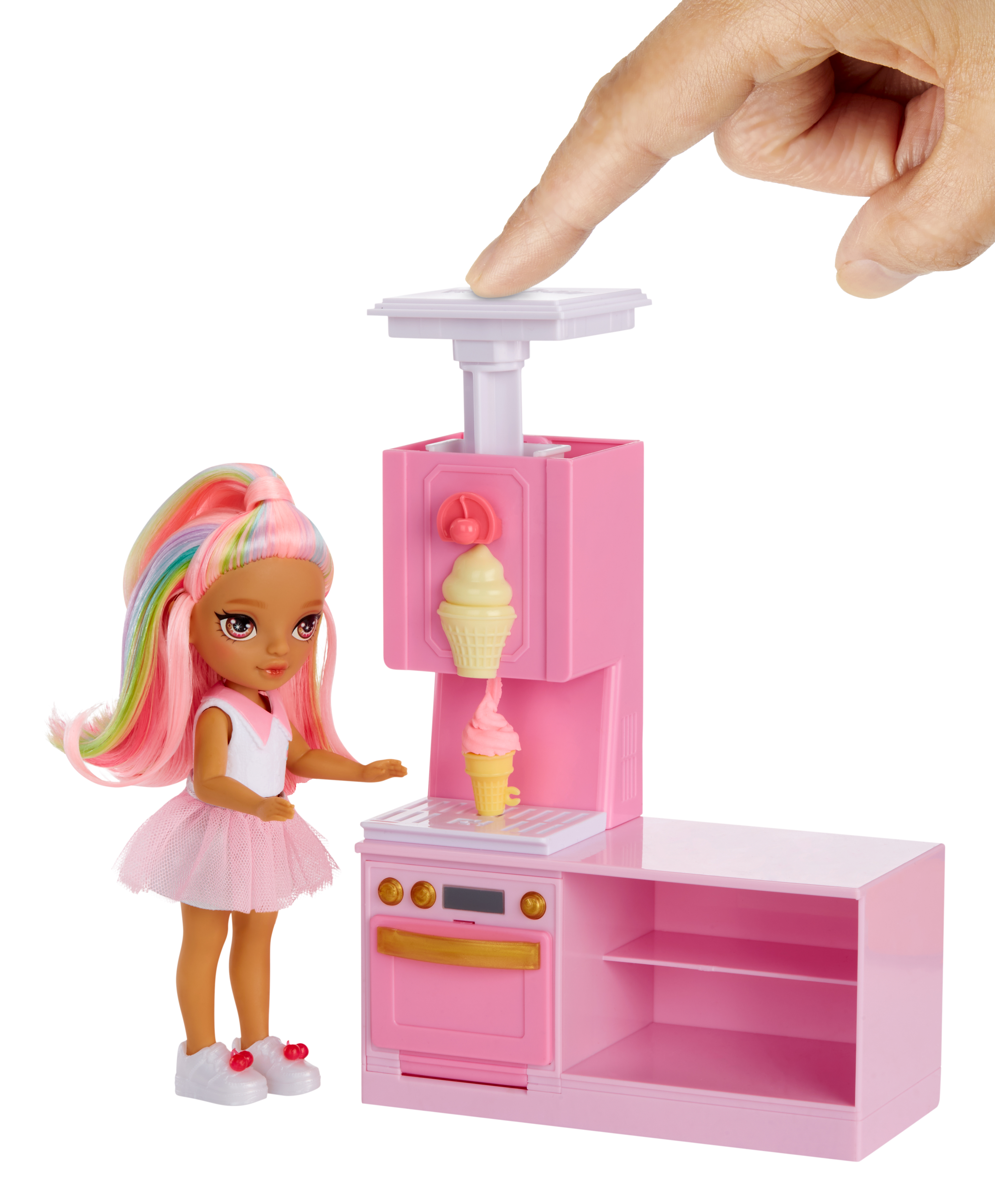 Rainbow High Little - Dessert Shop with Kandy Spielset, Spielfigur