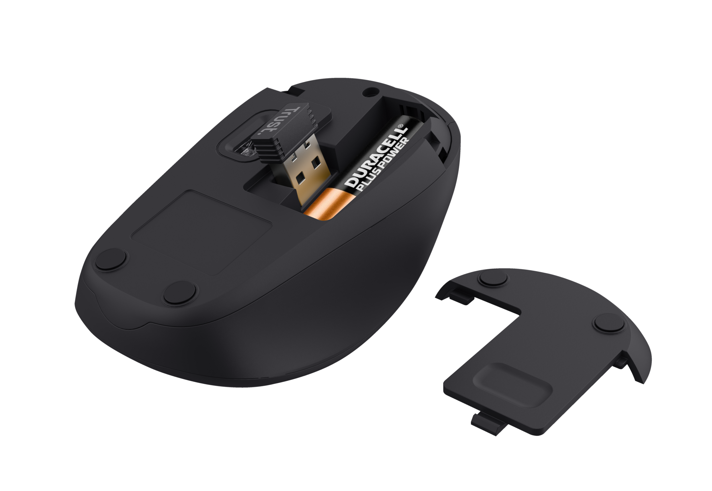 Mouse Trust TM-201 wireless black (24706)