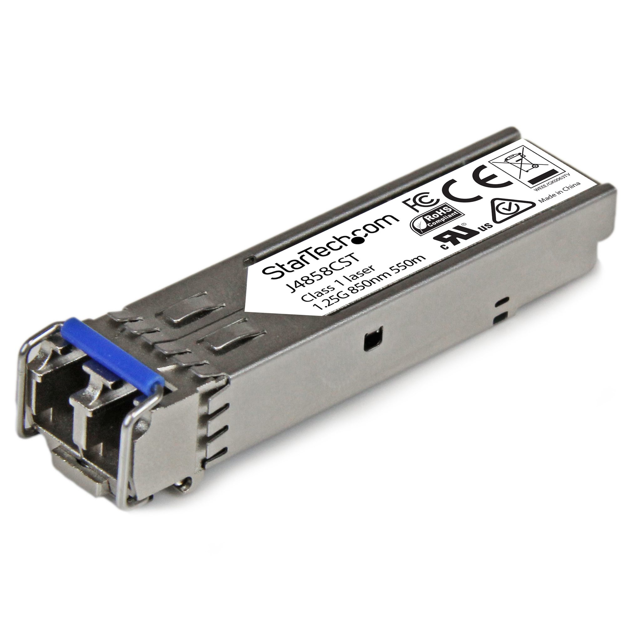 STARTECH.COM Gigabit LWL SFP Transceiver Modul - HP J4858C kompatibel - MM LC mit DDM - 550m - 1000Base-SX