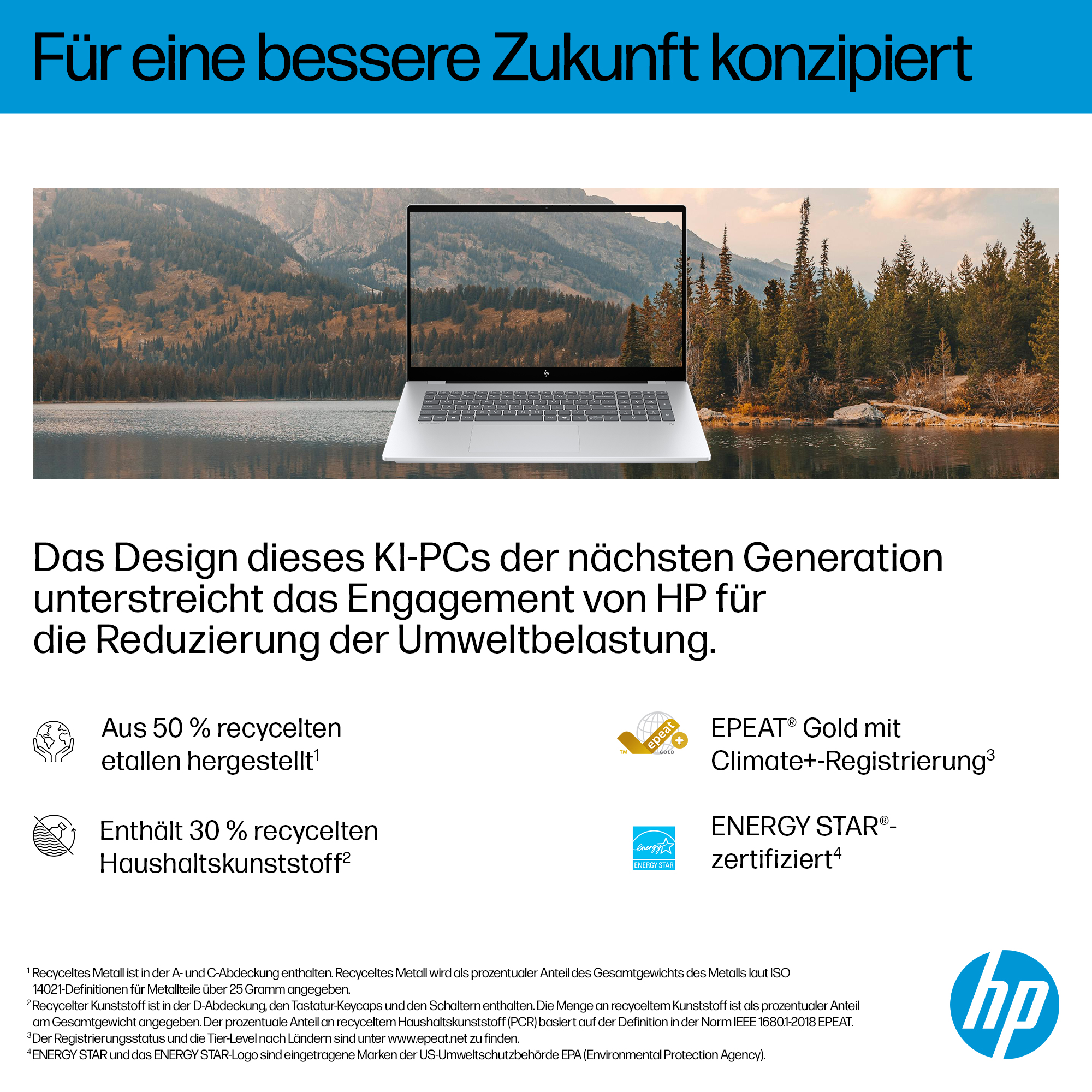 HP OmniBook 7 17-dc0076ng Laptop 43,9 cm (17,3 Zoll), 32 GB RAM, 1 TB SSD, Intel® Core™ Ultra 7 258V