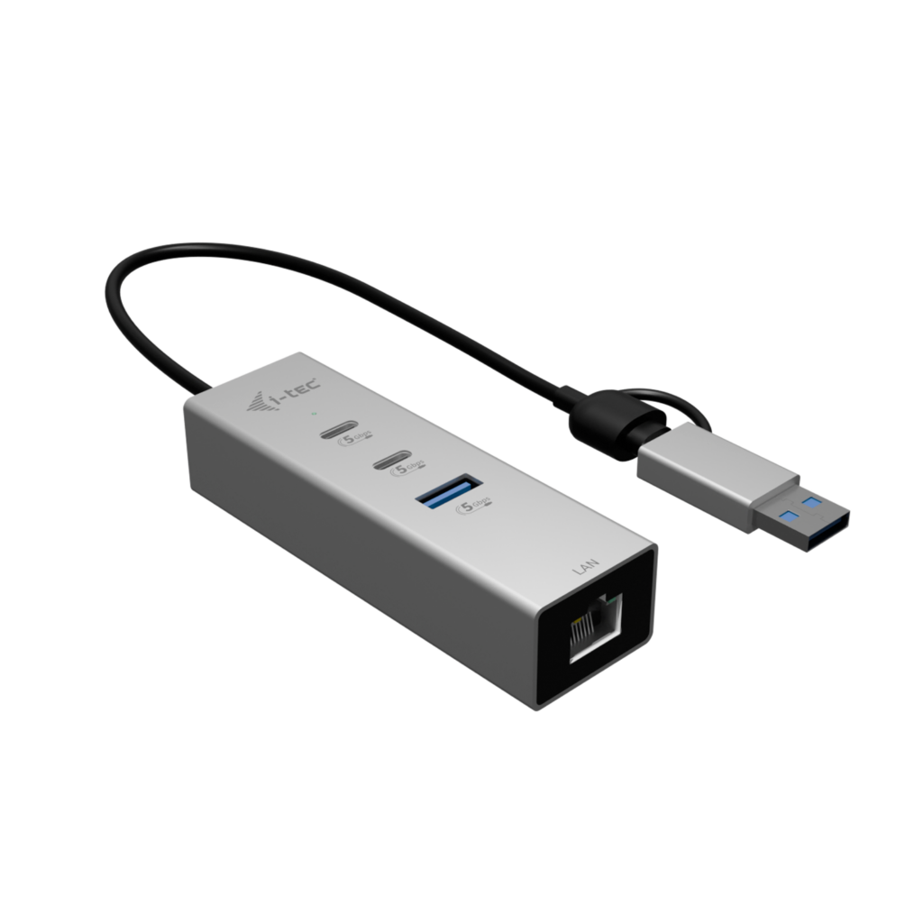 I-TEC USB-C/A HUB 3X USB + LAN 2X USB-C 1X USB-A 2.5 GBIT LAN