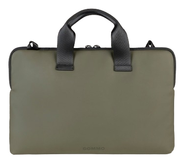 GOMMO SLIM LAPTOP BAG OLIVE G MACBOOK PRO 16IN LAPTOP 15.6IN