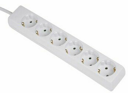 hama 6-fach Steckdosenleiste 1,4 m weiß