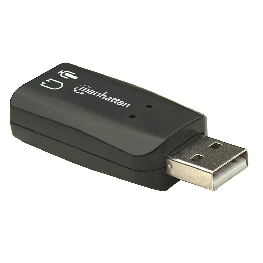 MANHATTAN Sound Adapter USD 3D schwarz