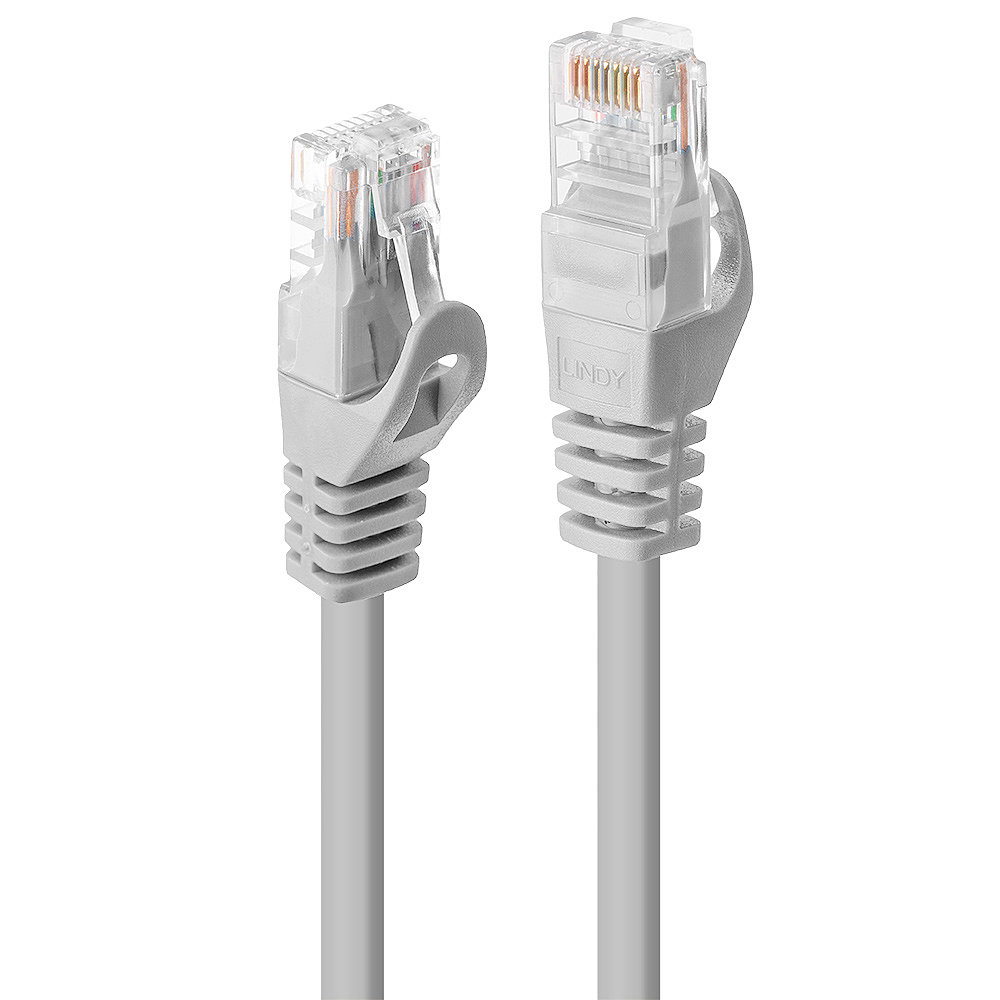 1M CAT.6 U/UTP GRAU NETZWERKKABEL
