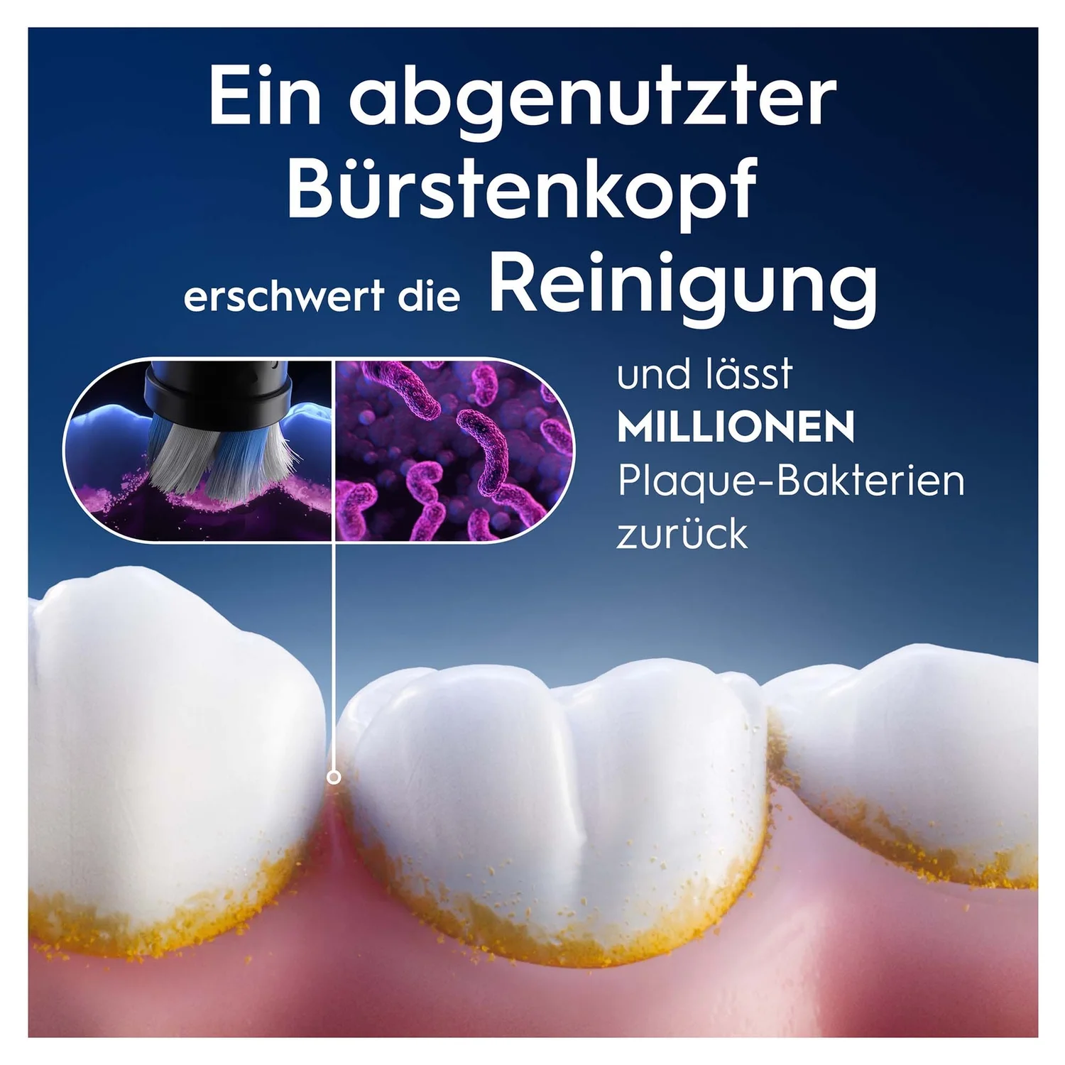 Oral-B iO Sanfte Reinigung Zahnbürstenaufsätze, 4 St.