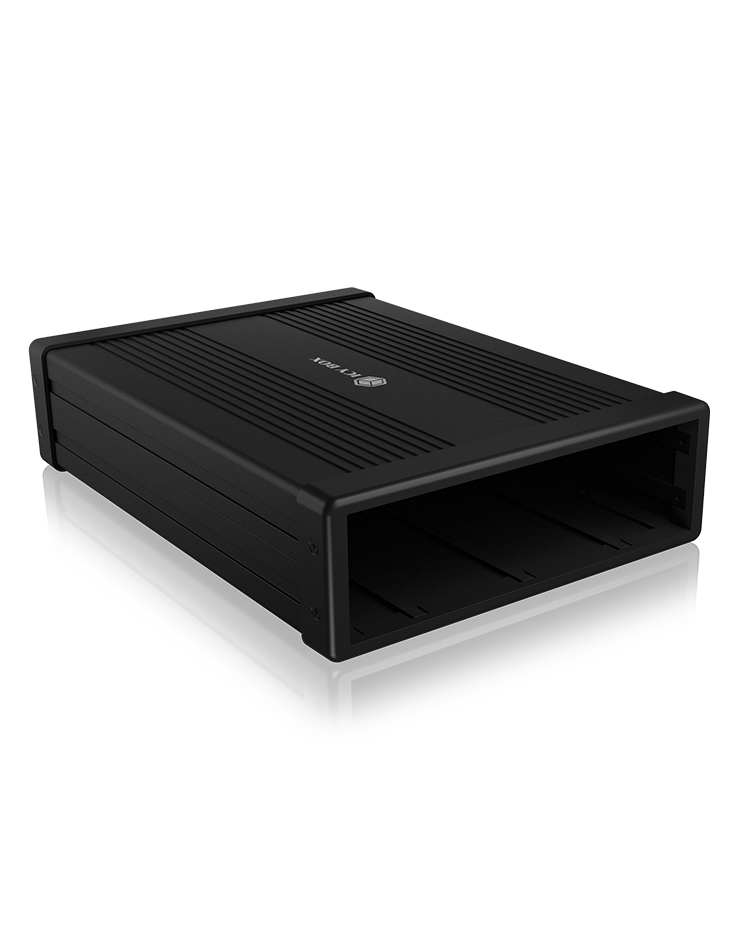 Geh. IcyBox 1x5,25 SATA DVD/ Blue-Ray, schwarz