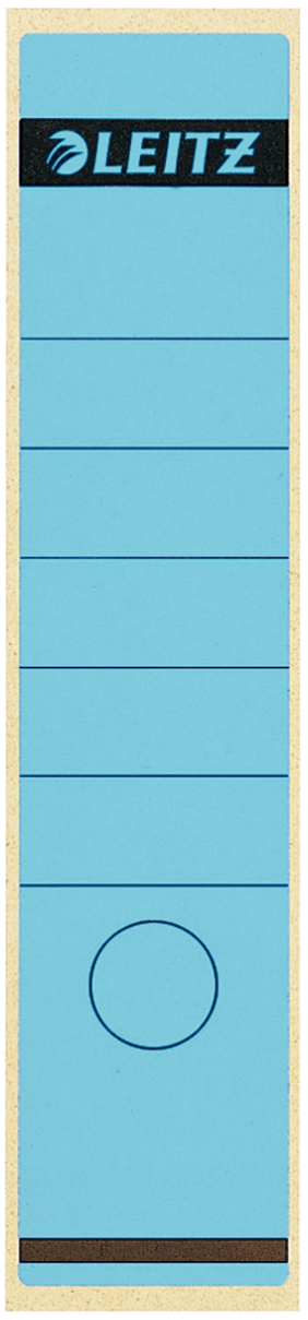LEITZ Ordneretiketten 1640 blau für 8,0 cm Rückenbreite, 100 St.