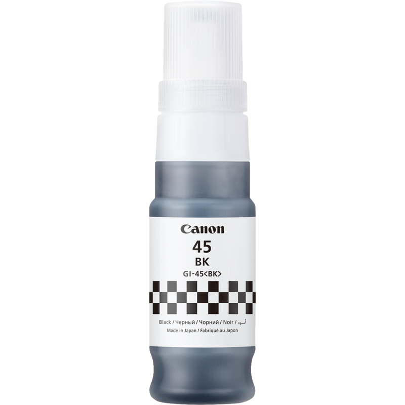 GI-45 BK EMB BLACK INK BOTTLE