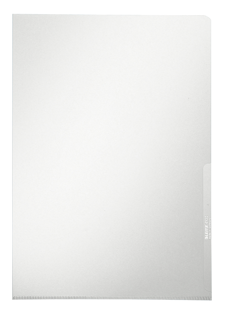 LEITZ Sichthüllen Premium 4100 DIN A4 glasklar glatt 0,15 mm, 100 St.