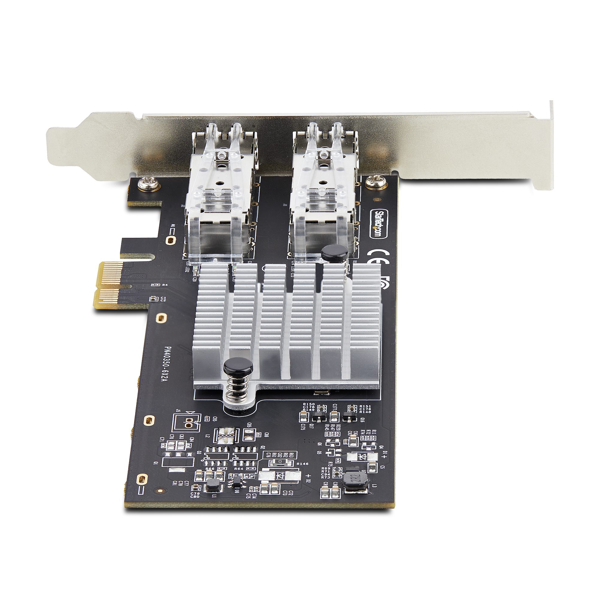 STARTECH.COM 2-Port GbE SFP Netzwerkkarte PCIe 2.0 x1 Intel I350-AM2 2x 1GbE 1000BASE Kupfer/Glasfaser Netzwerkkarte Gigabit LWL/LAN
