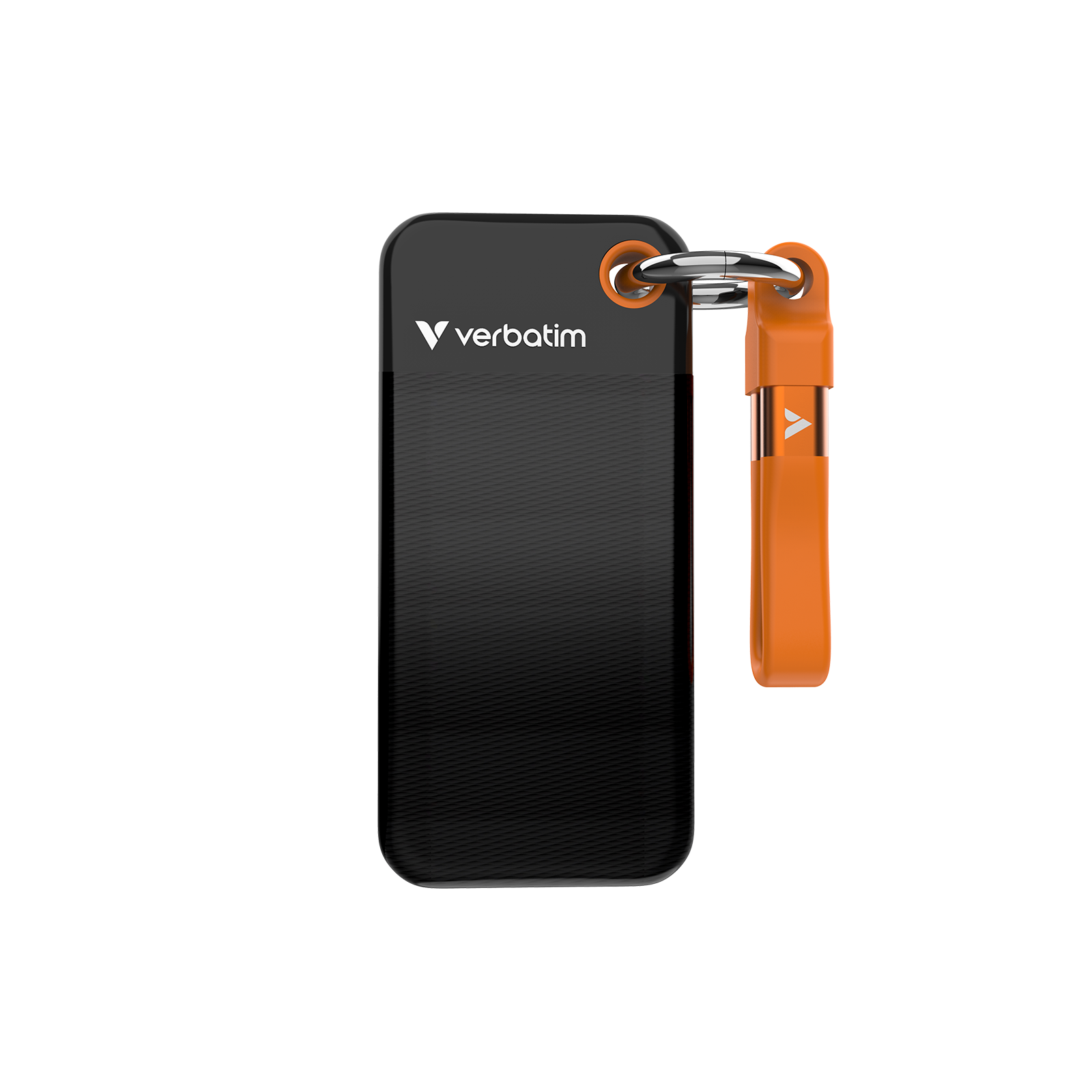 verbatim Pocket 2 TB externe SSD-Festplatte orange, schwarz