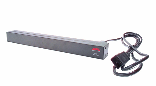 APC Basic Rack-Mount PDU Rack AC 208/230V input IEC 60320 C20 output connectors 12 power IEC 60320 C13 1U 19 2,49m cord BK