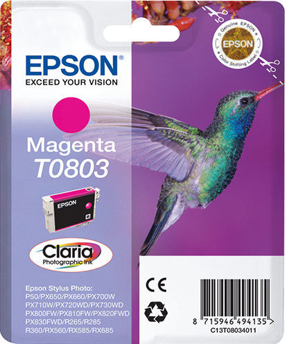 EPSON T0803 (Kolibri) magenta Druckerpatrone