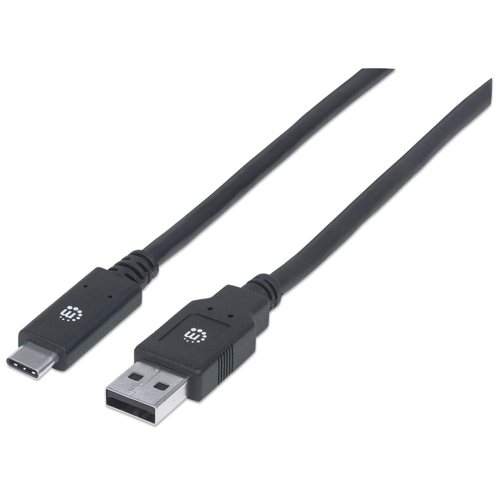 MANHATTAN USB 3.1 Gen1-Kabel C-Stecker/A-Stecker 2m schwarz