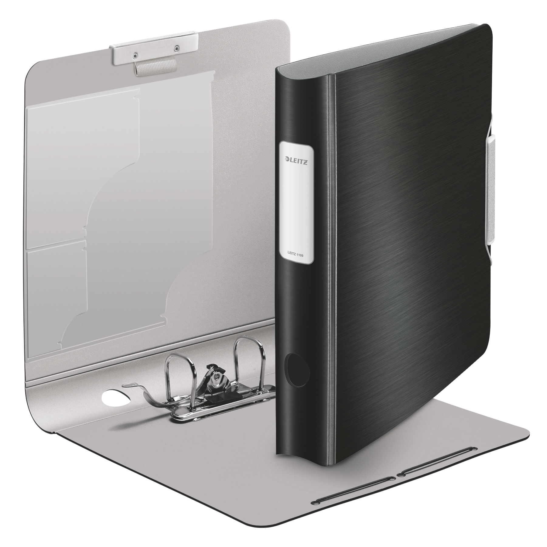 LEITZ Active Style 1109 Ordner satin schwarz Kunststoff 6,5 cm DIN A4, 1 St.
