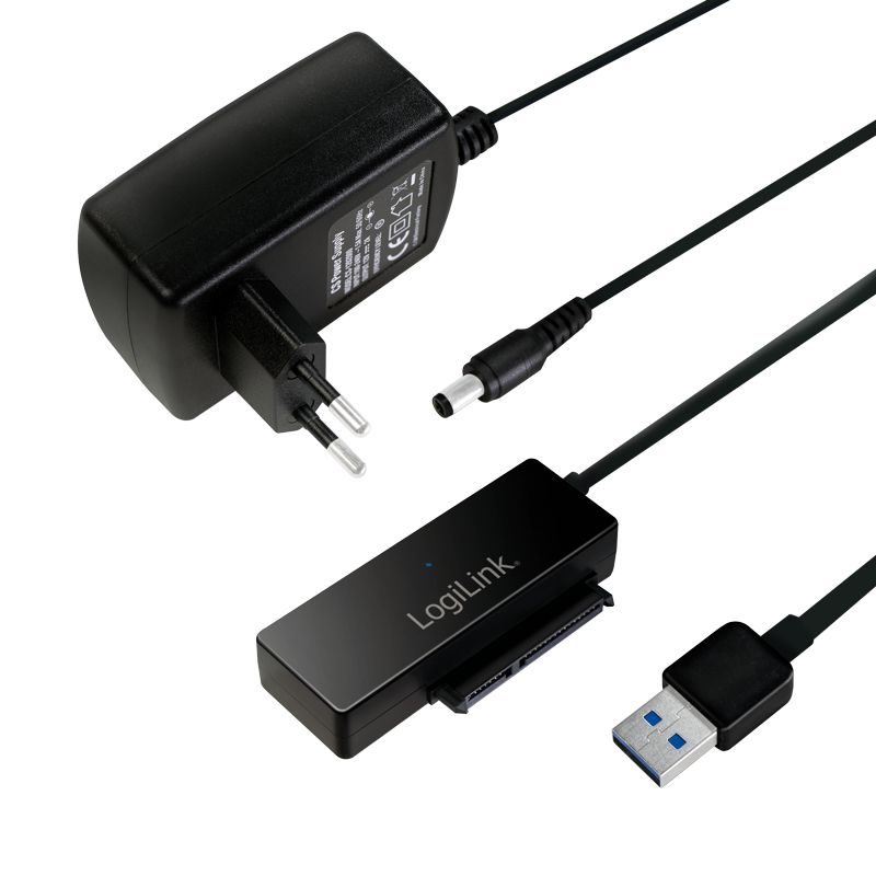 Logilink Adapter USB 3.0 > SATA mit OTB m. NT