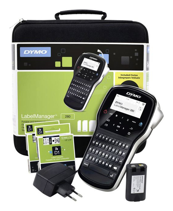 DYMO LabelManager 280 im praktischen Koffer(SoftCase)Qwerty