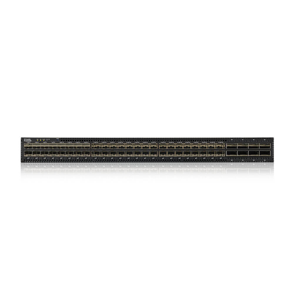 ZYXEL CX4800-56F EU 48-port 10G L3 Aggregation Fiber Switch with 8 100G Uplink with 2 AC power supply