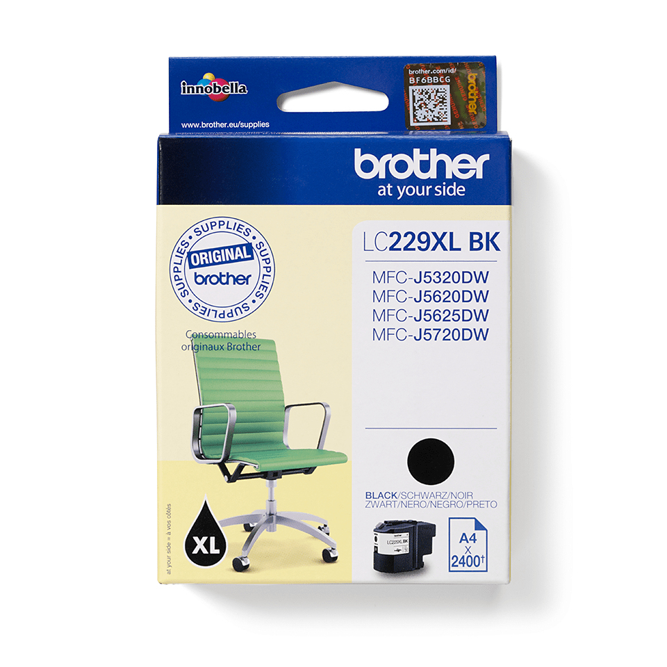 LC-229XLBK INK CARTRIDGE BLACK F/BHS15 2400 PAGES DIN A4