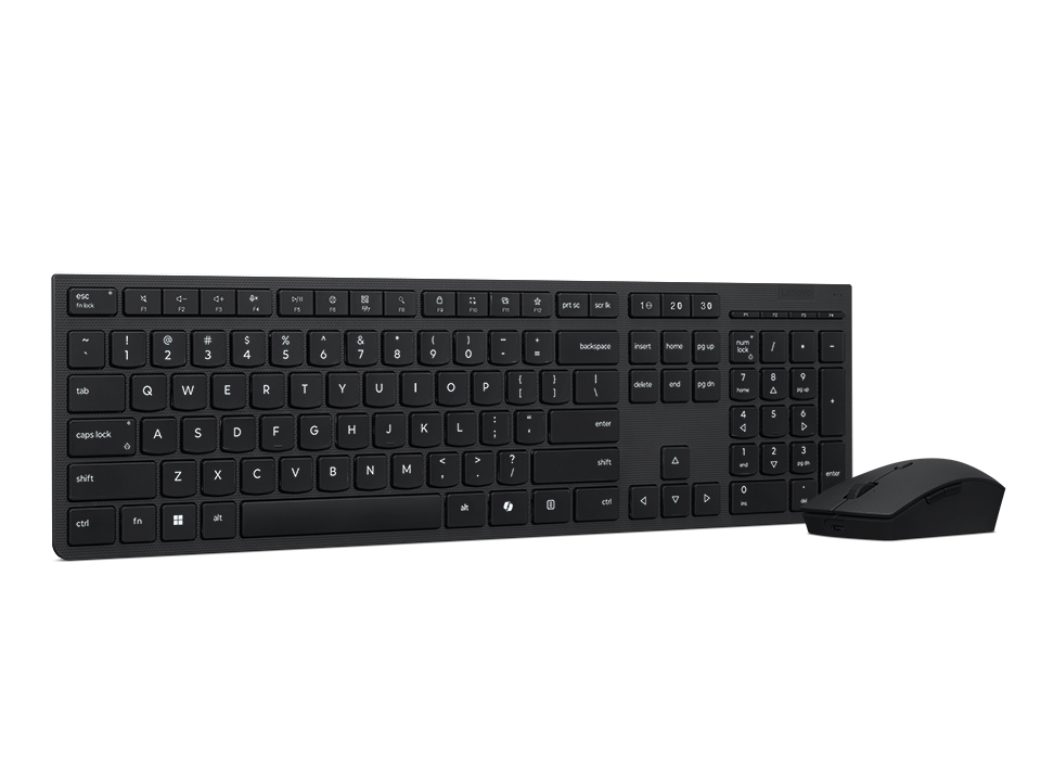 LENOVO PROF.WIREL. KEYB/MOUSE AI - GERMAN - RECHARGEABLE