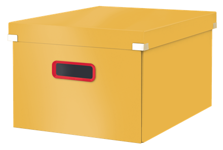 LEITZ Click & Store Cosy Aufbewahrungsbox 18,5 l gelb 28,1 x 37,0 x 20,0 cm, 1 St.
