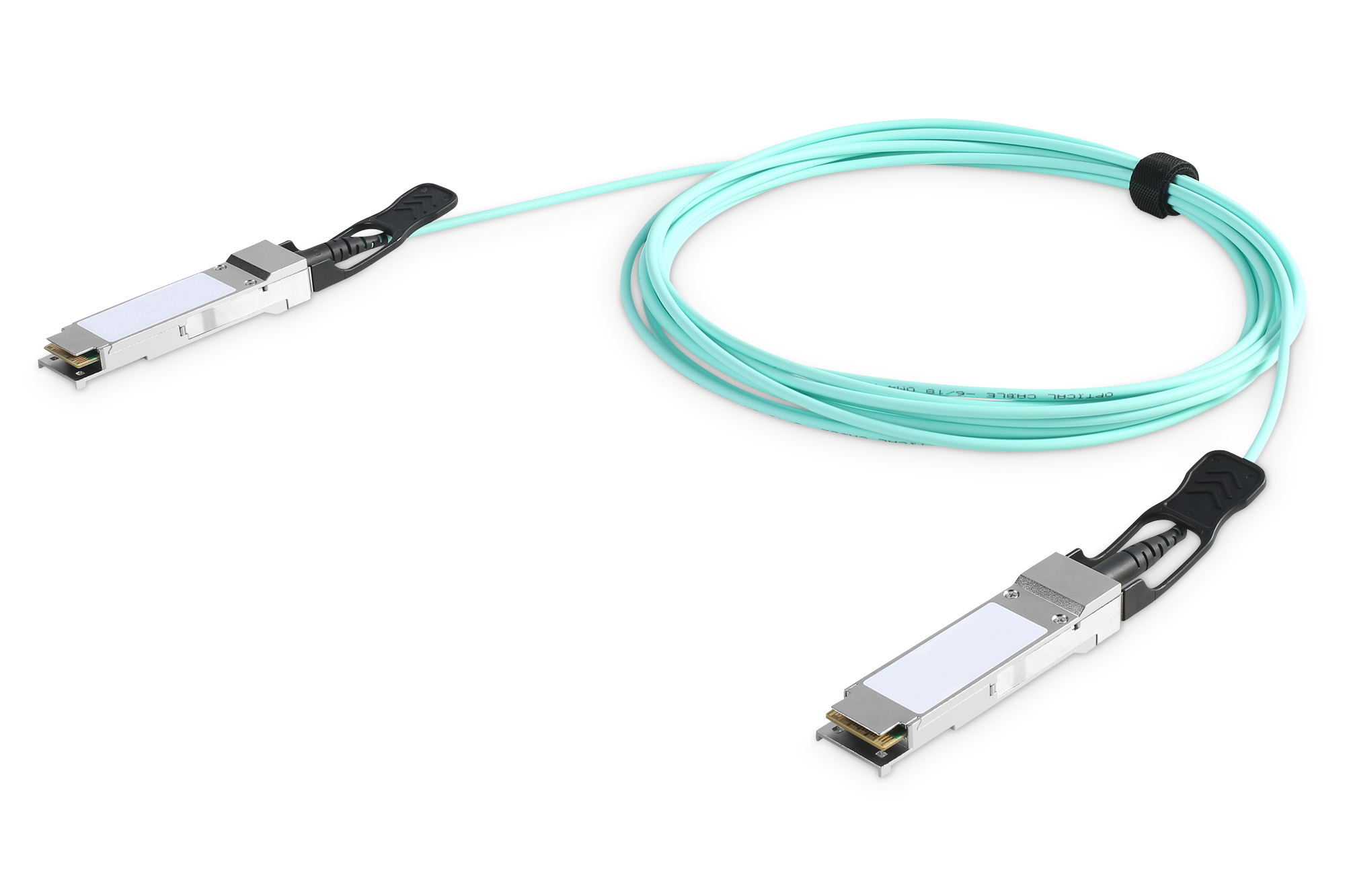 DIGITUS Kabel QSFP+ 40G AOC 30.0m türkis