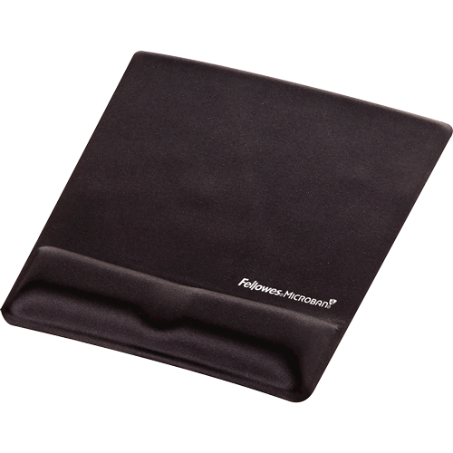 Fellowes Mousepad mit Handgelenkauflage schwarz