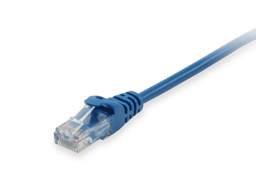 Equip Patchkabel Cat6A U/UTP 2xRJ45 1.00m blau LSZH Polybeutel