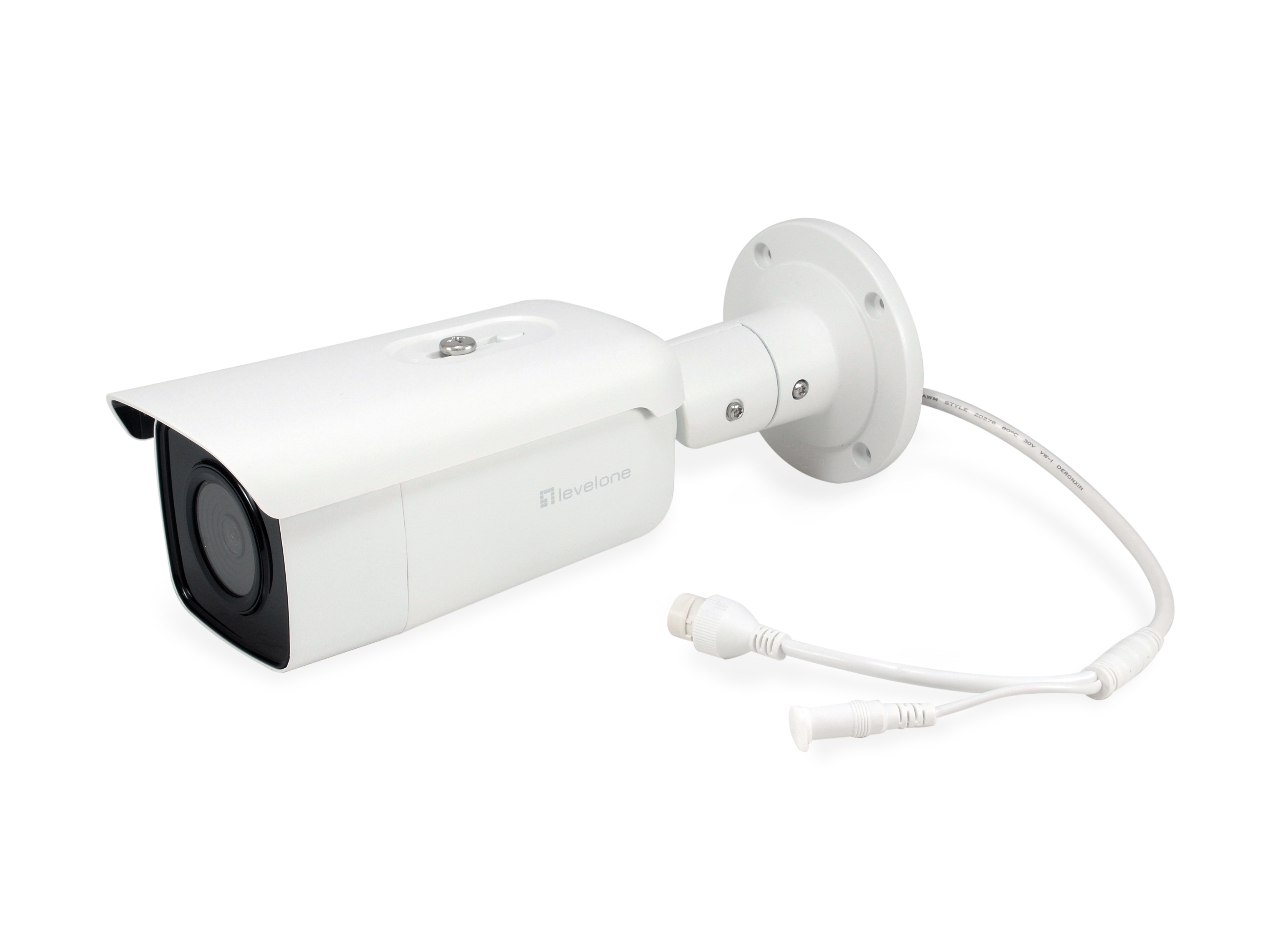 LevelOne IPCam Bullet Fix Out 6MP/H.265/IR/ 9W/PoE/IP67