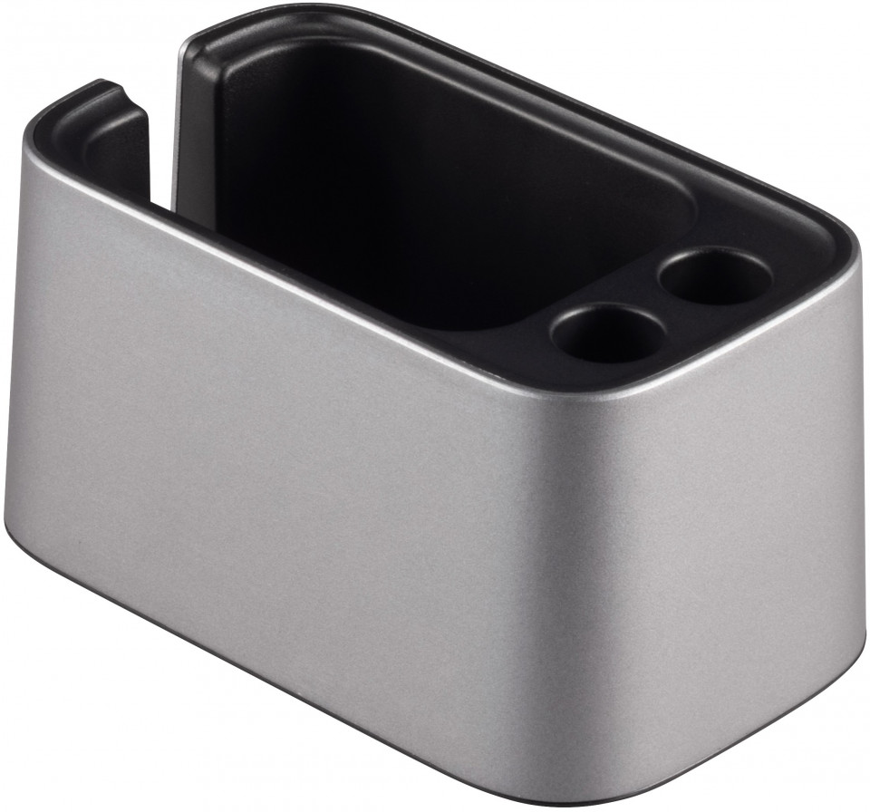 CAST BUTTON STORAGE BOX GREY/BLACK