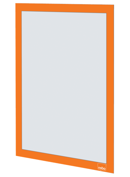 nobo Magnetrahmen selbstklebend orange A4, 2 St.