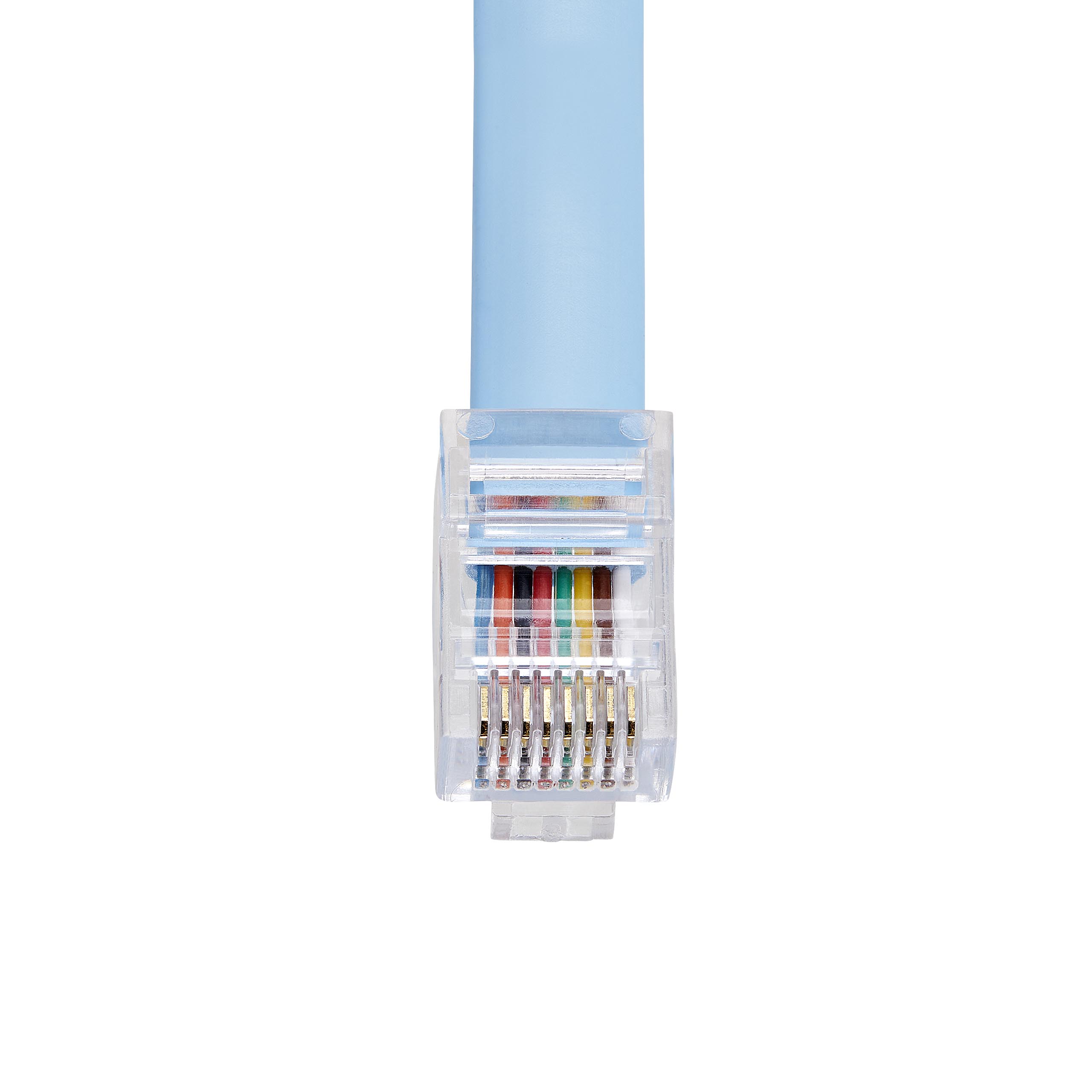 CISCO CONSOLE ROLLOVER CABLE .