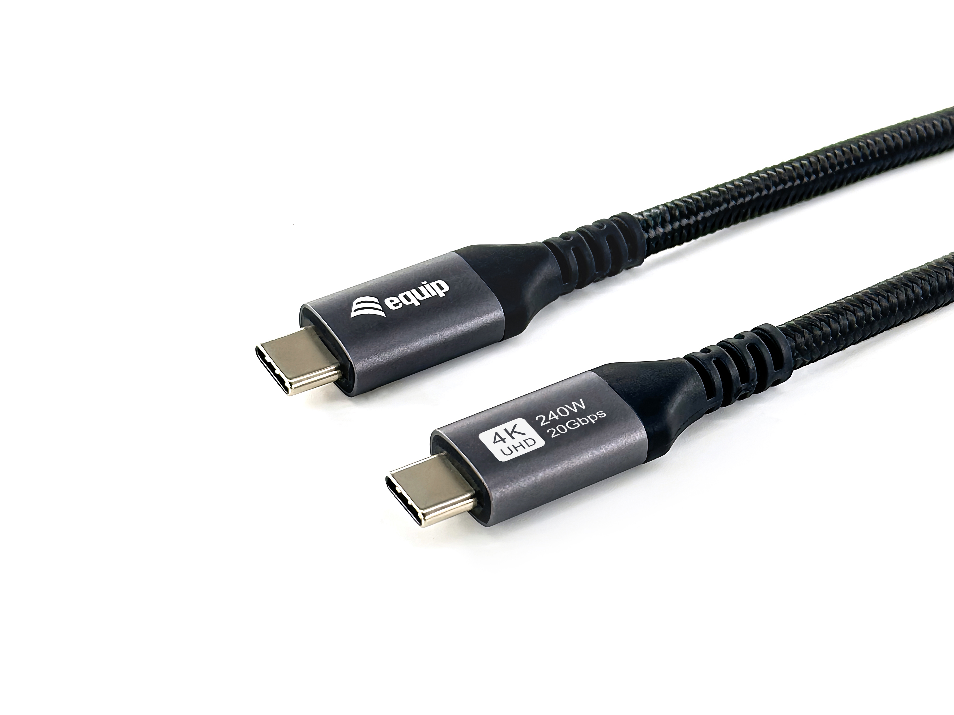 Equip Kabel USB-C4.0->C Gen2x2 PD100W St/St 3.00m schwarz