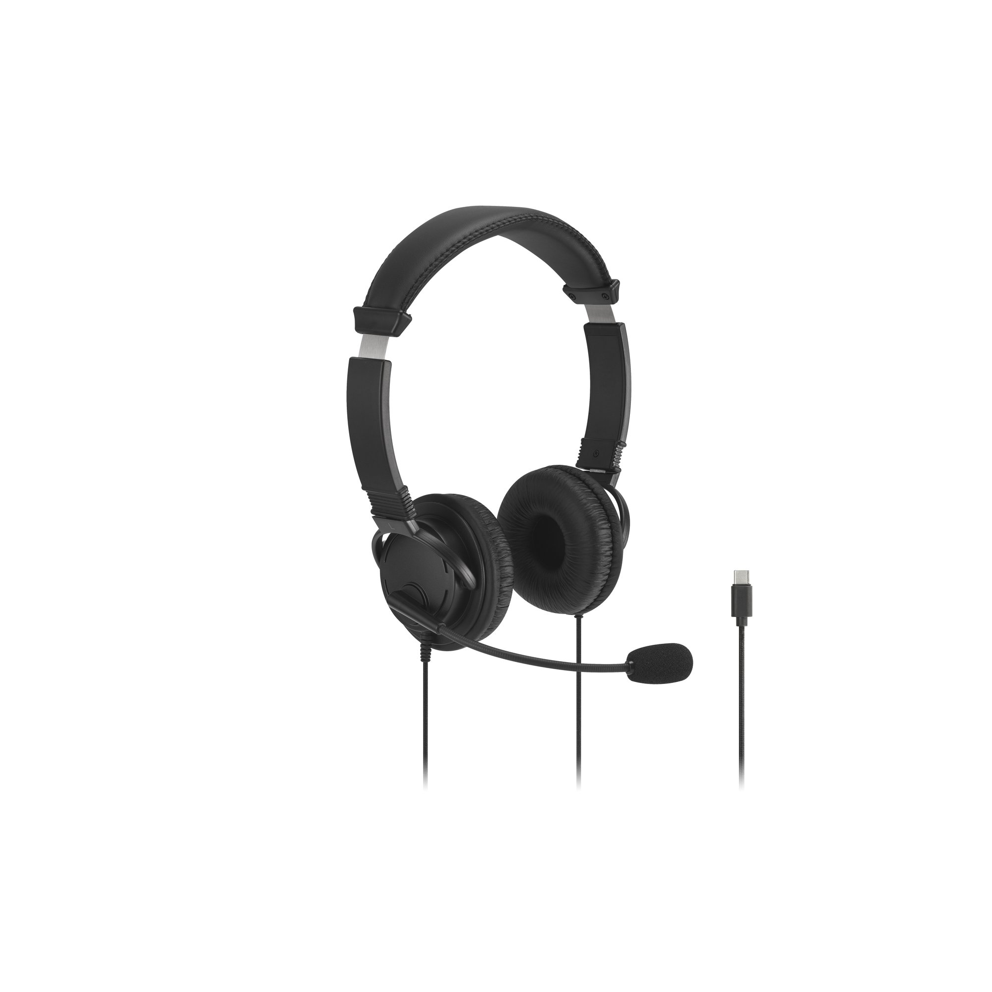 Kensington Classic EQ USB-C Headset Mikrofon Lautstärkeregler Schwarz